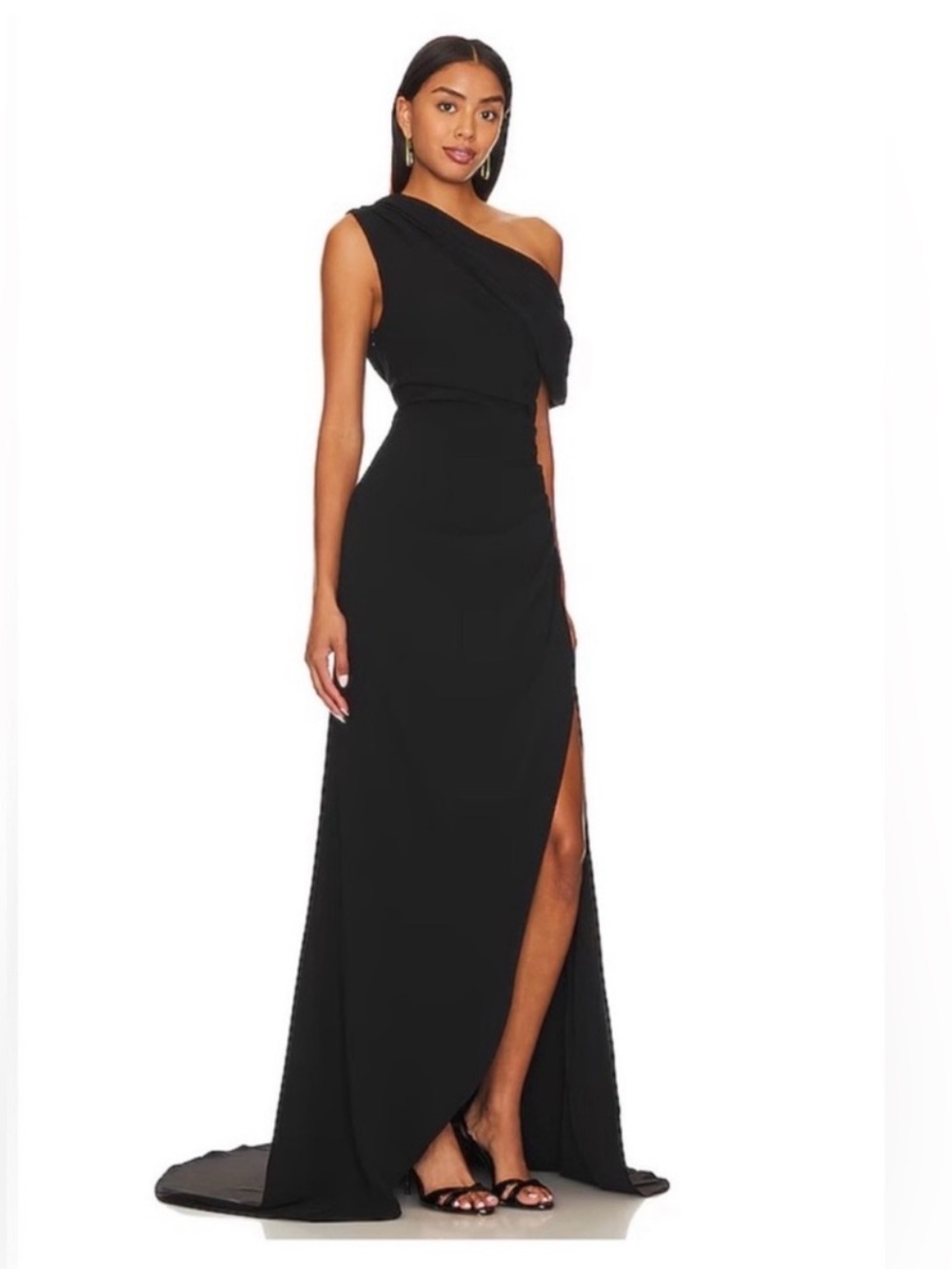 Elliatt Isadora Gown in Black NEW Black size Small maxi floor gala - Picture 2 of 6